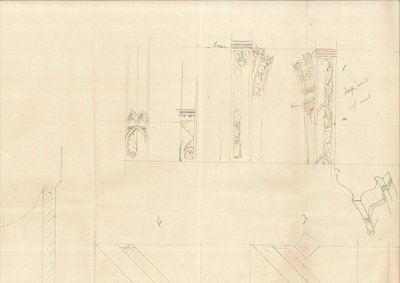 Entwürfe für Dekorationsschema von Atelier Cuypers Stoltzenberg